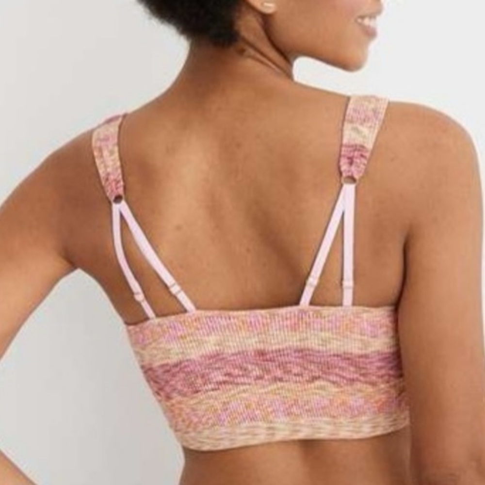 AERIE SEAMLESS RING LONGLINE BRALETTE SIZE XL NWT